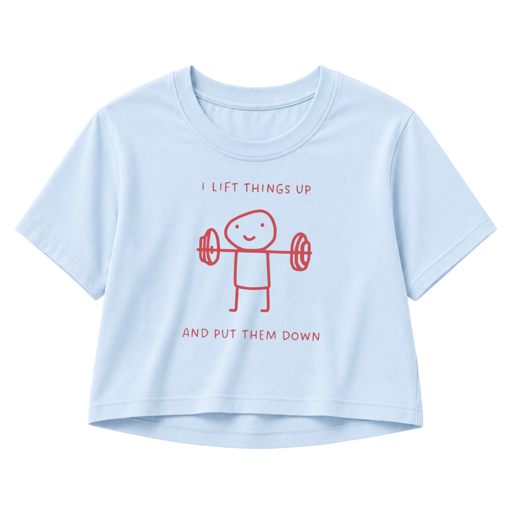Lift Things Up Crop Top